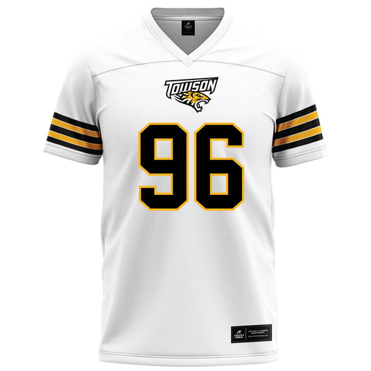 Towson - NCAA Football : Anthony Delle Donne - White Jersey