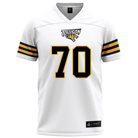 Towson - NCAA Football : T'Khi Alexander - White Jersey-0