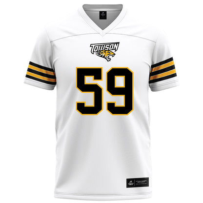 Towson - NCAA Football : Chab Fortaboh - White Jersey