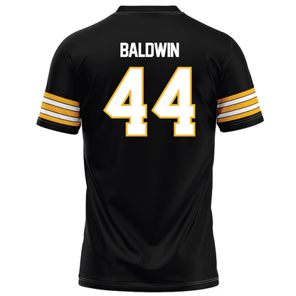 Towson - NCAA Football : Luke Baldwin - Black Jersey-1