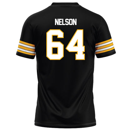Towson - NCAA Football : Joden Nelson - Black Jersey-1