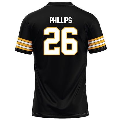 Towson - NCAA Football : Kahseim Phillips - Black Jersey-1