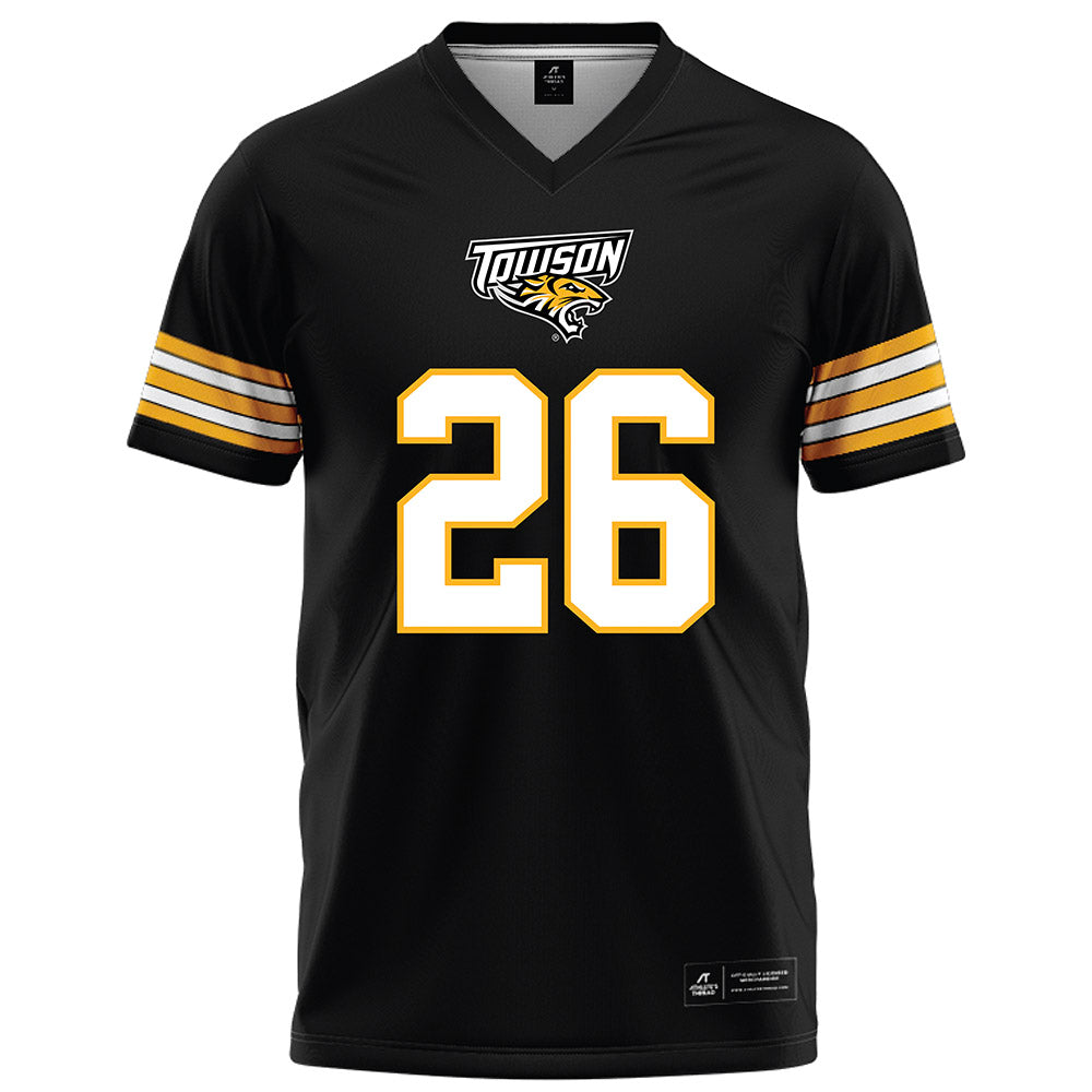 Towson - NCAA Football : Kahseim Phillips - Black Jersey-0