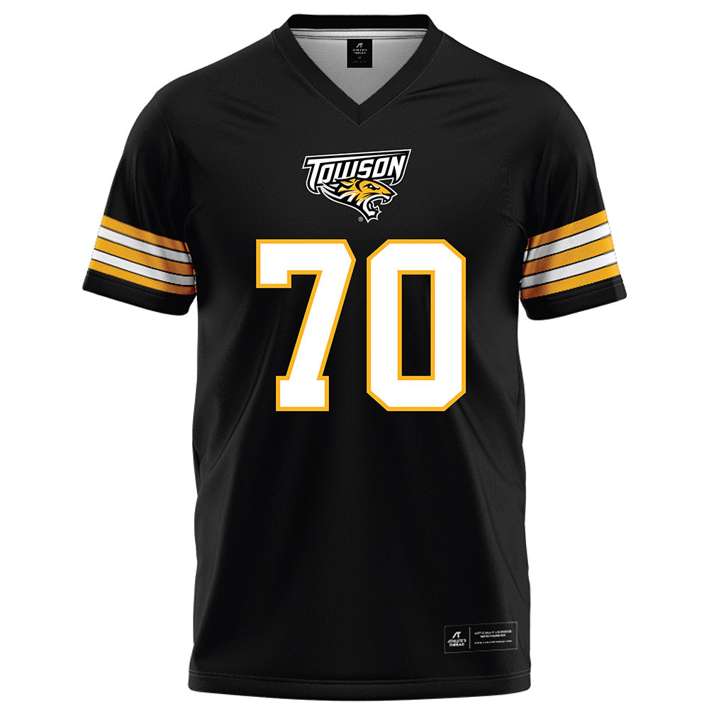 Towson - NCAA Football : T'Khi Alexander - Black Jersey-0