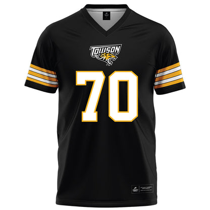 Towson - NCAA Football : T'Khi Alexander - Black Jersey-0