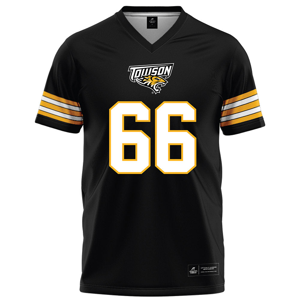 Towson - NCAA Football : Dan Volpe - Black Jersey-0
