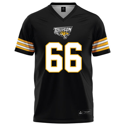 Towson - NCAA Football : Dan Volpe - Black Jersey-0