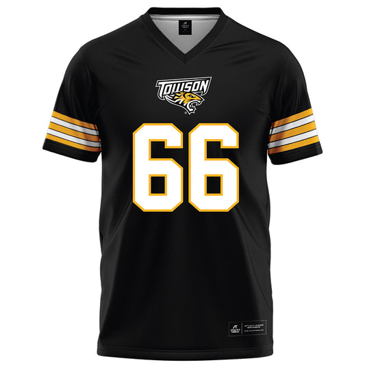 Towson - NCAA Football : Dan Volpe - Black Jersey-0