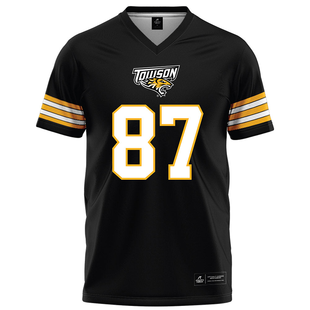Towson - NCAA Football : Jordan Stallworth - Black Jersey-0