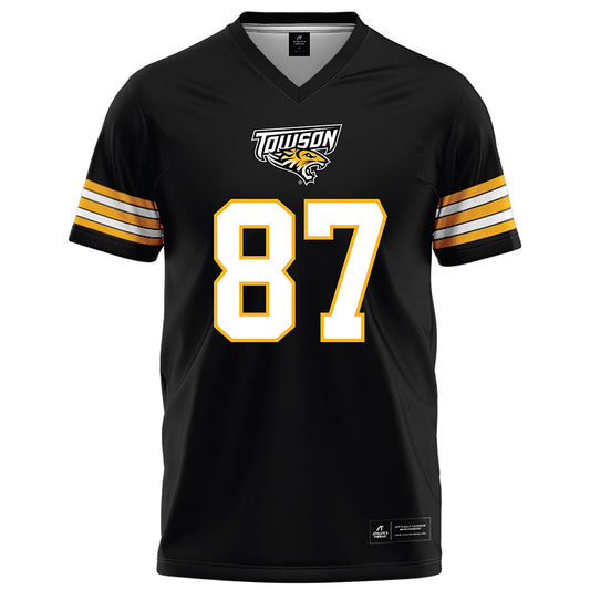 Towson - NCAA Football : Jordan Stallworth - Black Jersey-0