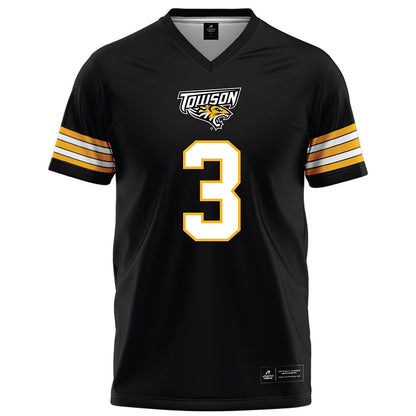 Towson - NCAA Football : Devin Matthews - Black Jersey-0