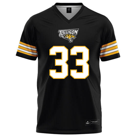 Towson - NCAA Football : Ashton Siwald - Black Jersey