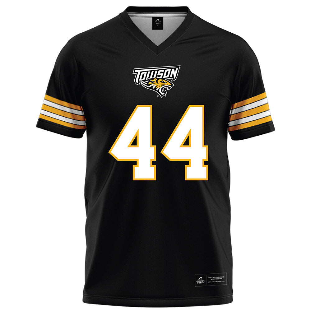 Towson - NCAA Football : Luke Baldwin - Black Jersey-0