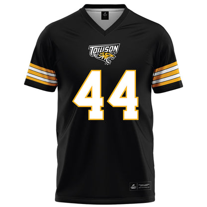 Towson - NCAA Football : Luke Baldwin - Black Jersey-0