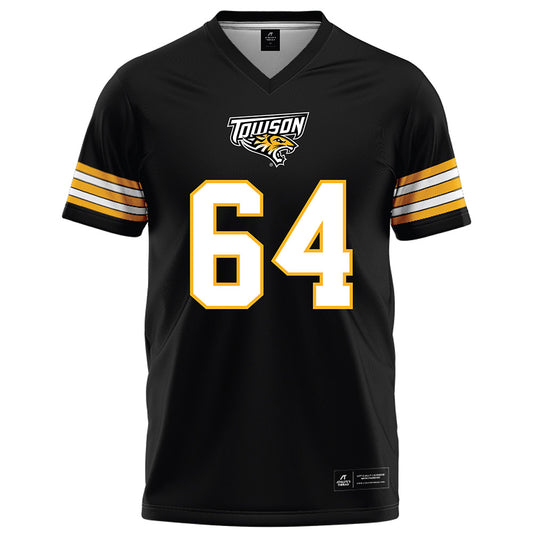 Towson - NCAA Football : Joden Nelson - Black Jersey-0