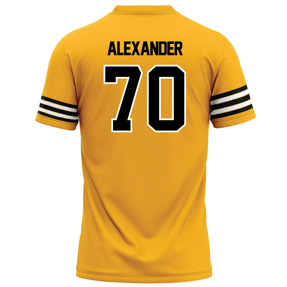 Towson - NCAA Football : T'Khi Alexander - Gold Jersey-1