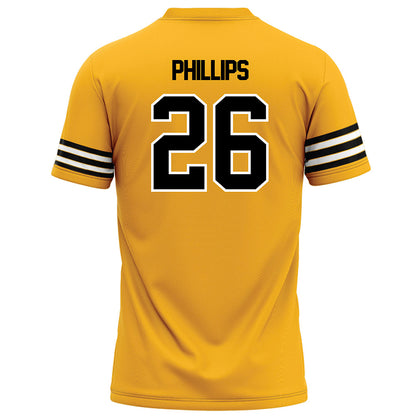 Towson - NCAA Football : Kahseim Phillips - Gold Jersey-1