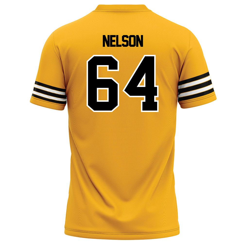 Towson - NCAA Football : Joden Nelson - Gold Jersey-1