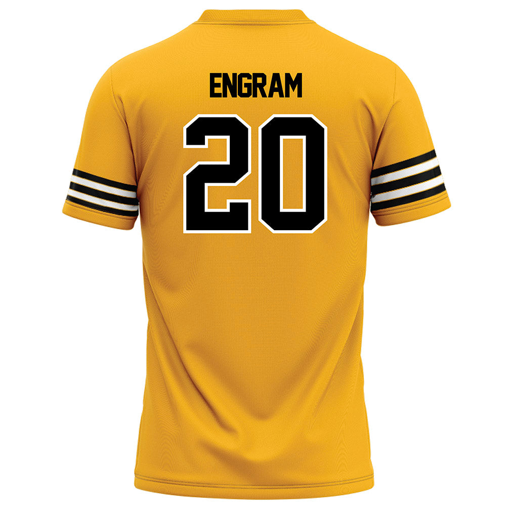 Towson - NCAA Football : Trey Engram - Gold Jersey