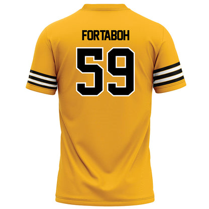 Towson - NCAA Football : Chab Fortaboh - Gold Jersey