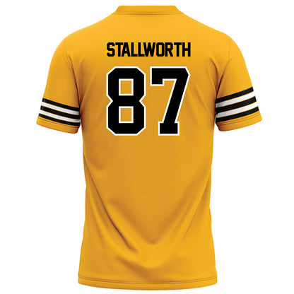 Towson - NCAA Football : Jordan Stallworth - Gold Jersey-1