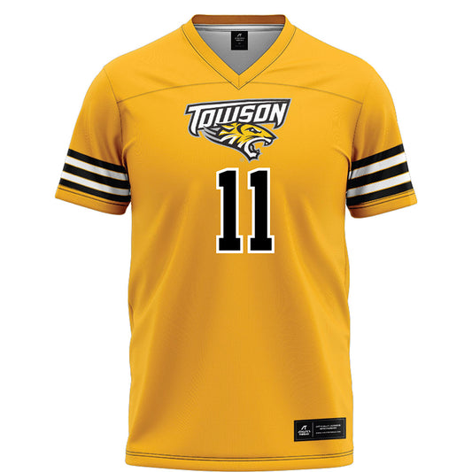 Towson - NCAA Football : Peyton Faulkner - Gold Jersey-0