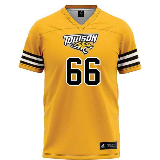 Towson - NCAA Football : Dan Volpe - Gold Jersey-0