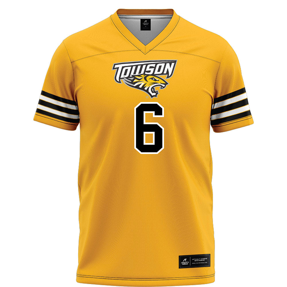 Towson - NCAA Football : Winston Watkins - Gold Jersey