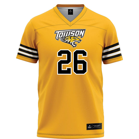 Towson - NCAA Football : Kahseim Phillips - Gold Jersey-0
