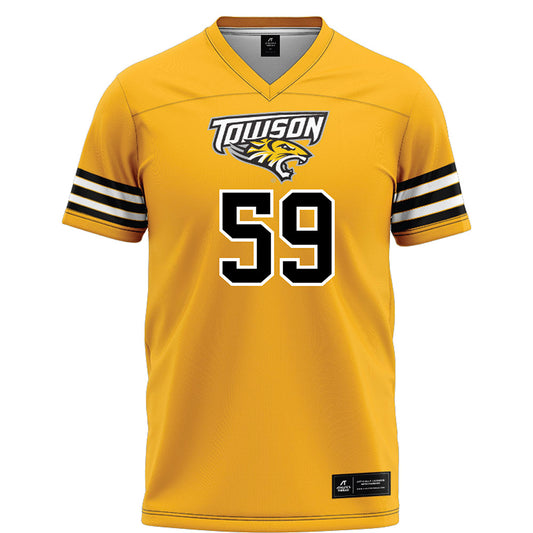 Towson - NCAA Football : Chab Fortaboh - Gold Jersey
