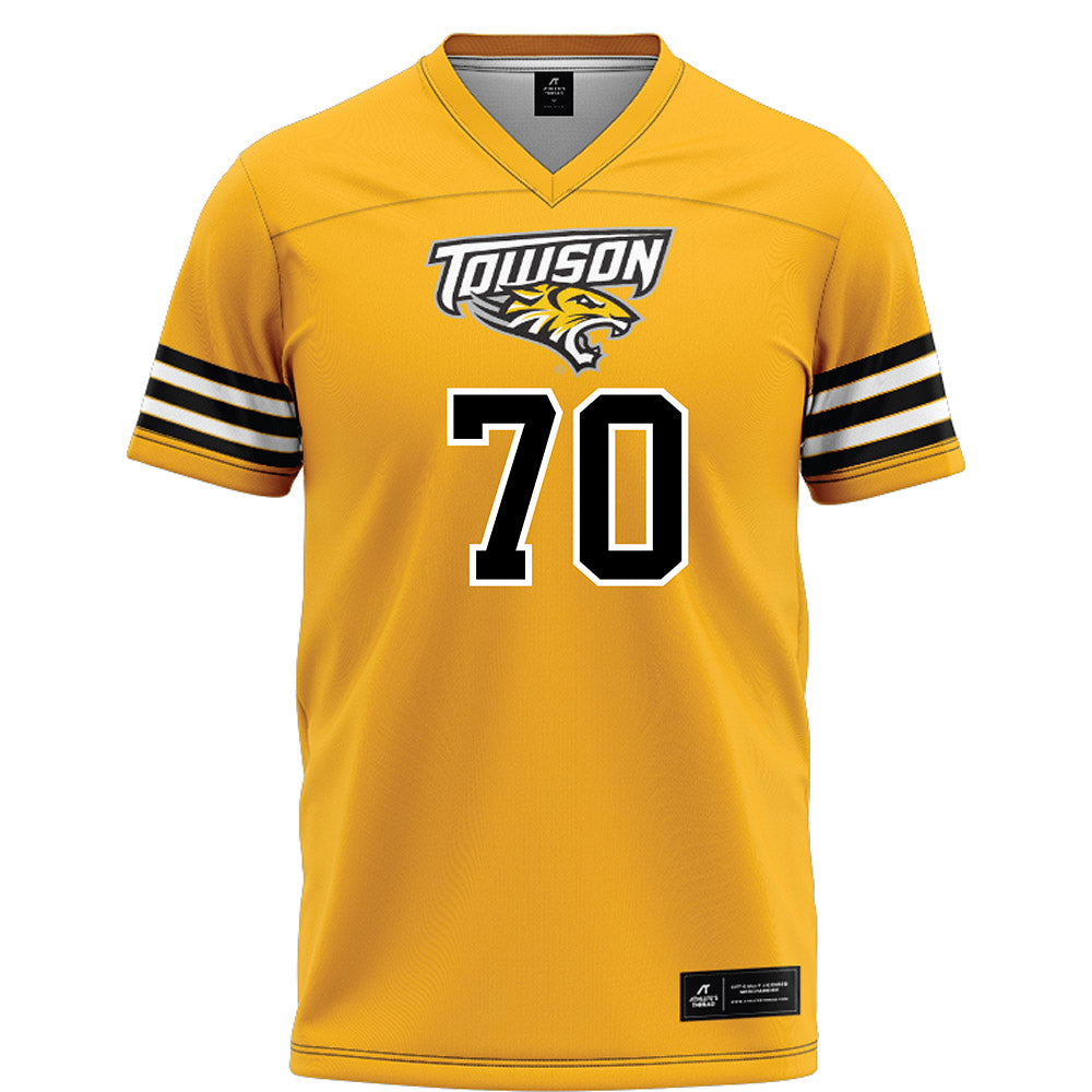 Towson - NCAA Football : T'Khi Alexander - Gold Jersey-0