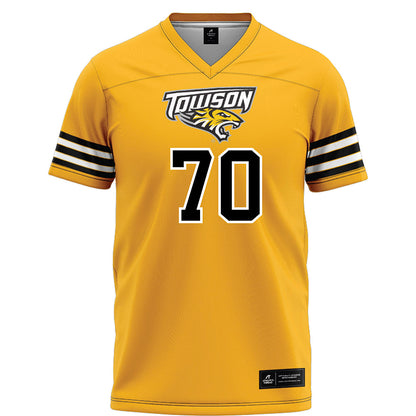 Towson - NCAA Football : T'Khi Alexander - Gold Jersey-0