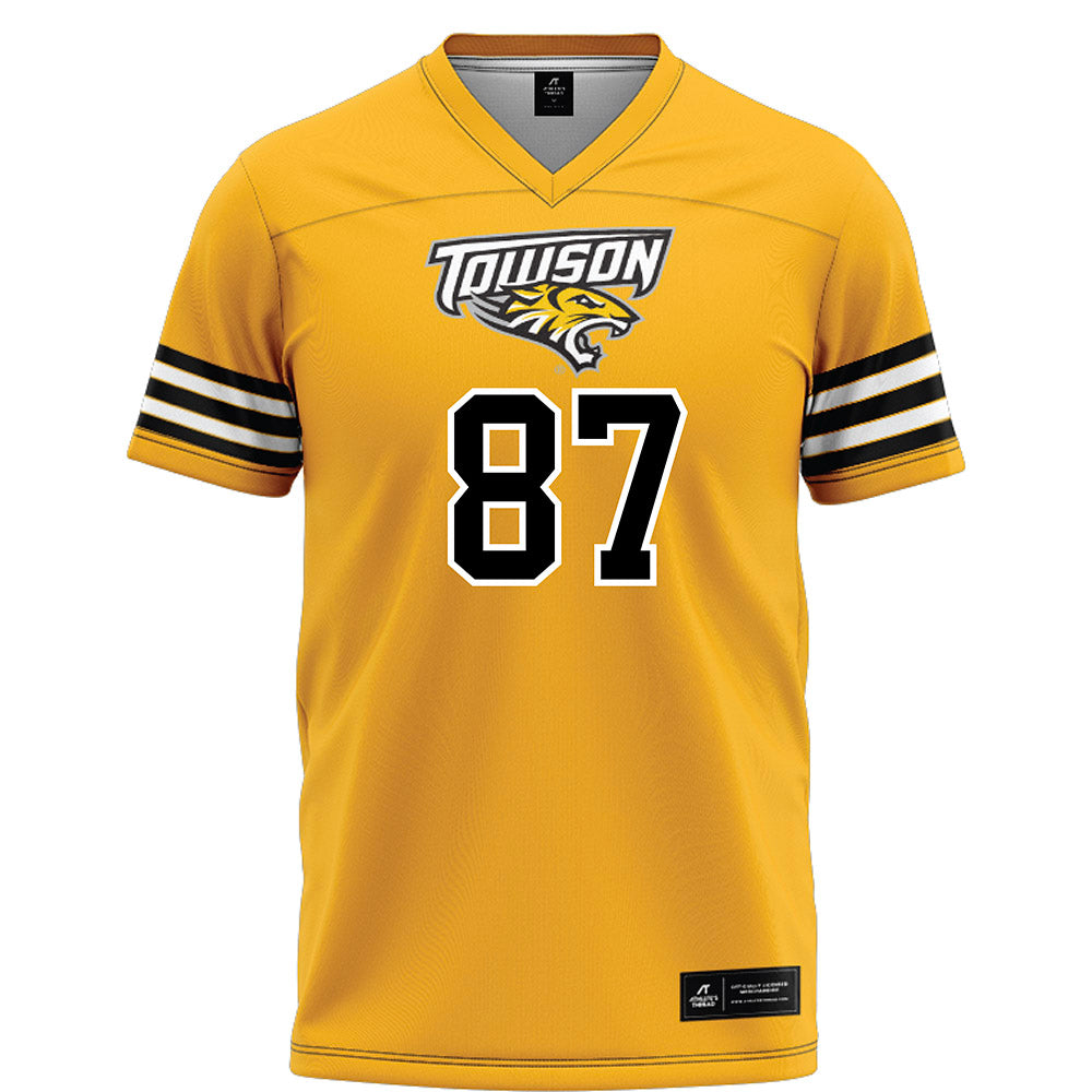 Towson - NCAA Football : Jordan Stallworth - Gold Jersey-0