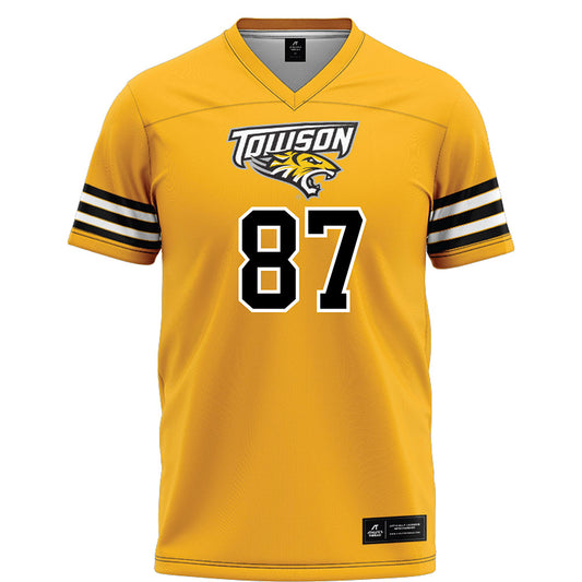 Towson - NCAA Football : Jordan Stallworth - Gold Jersey-0