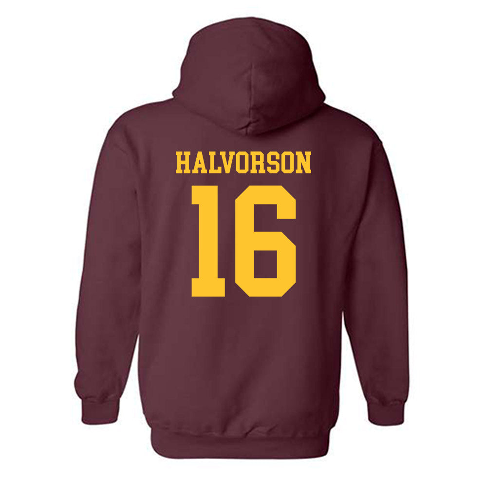 Arizona State - NCAA Baseball : Wyatt Halvorson - Classic Shersey Hooded Sweatshirt-1