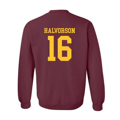 Arizona State - NCAA Baseball : Wyatt Halvorson - Classic Shersey Crewneck Sweatshirt-1