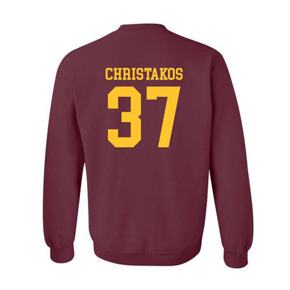 Arizona State - NCAA Football : Tommy Christakos - Classic Shersey Crewneck Sweatshirt-1