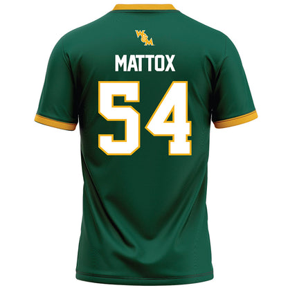 William & Mary - NCAA Football : Connor Mattox - Football Jersey