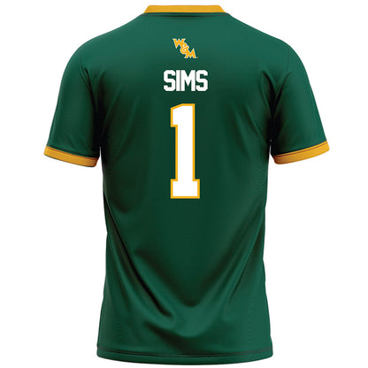 William & Mary - NCAA Football : Tariq Sims - Football Jersey-1
