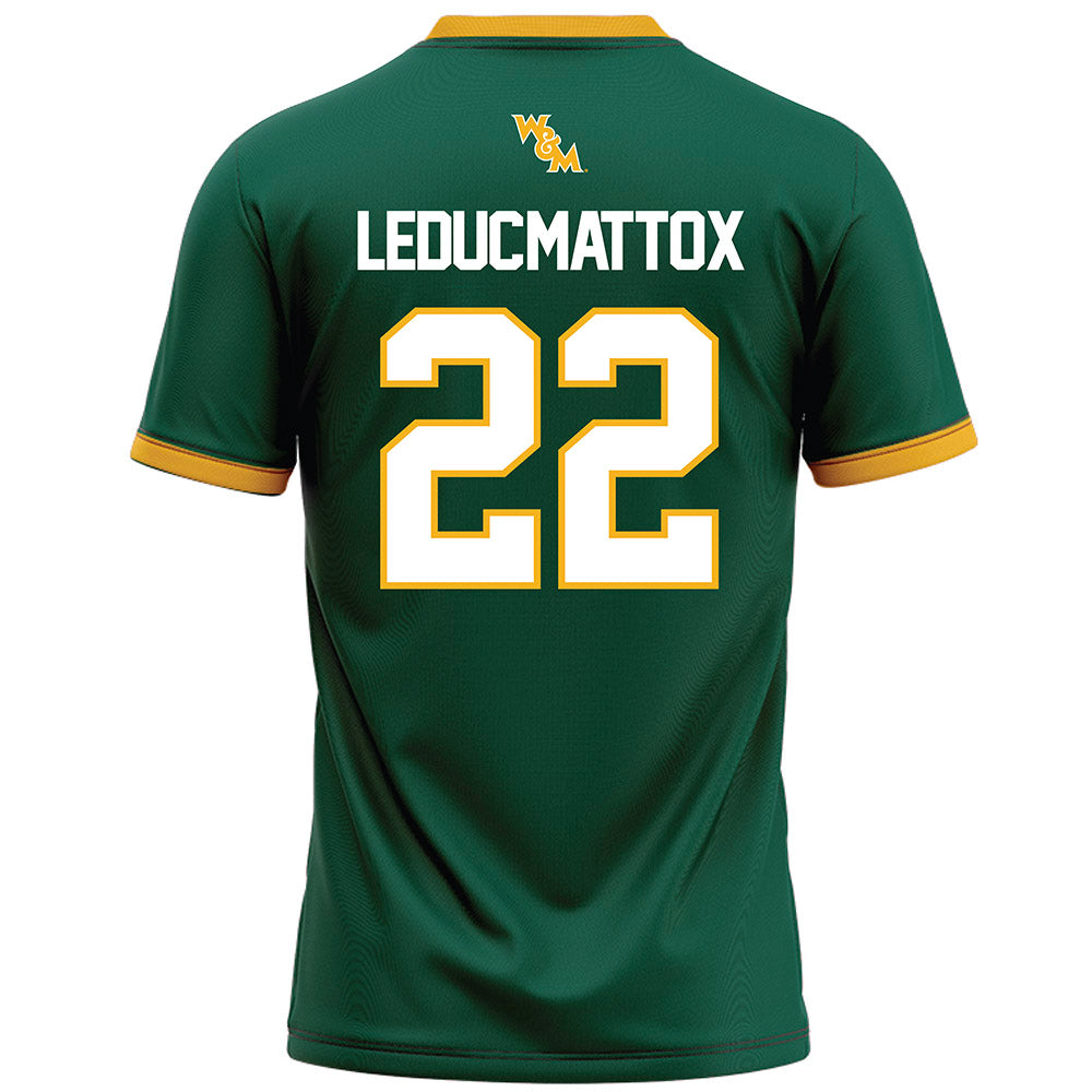 William & Mary - NCAA Football : Branson Leduc-Mattox - Football Jersey-1