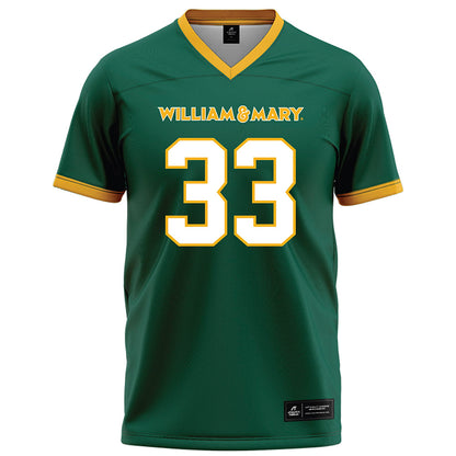 William & Mary - NCAA Football : Joshua Miller - Football Jersey-0