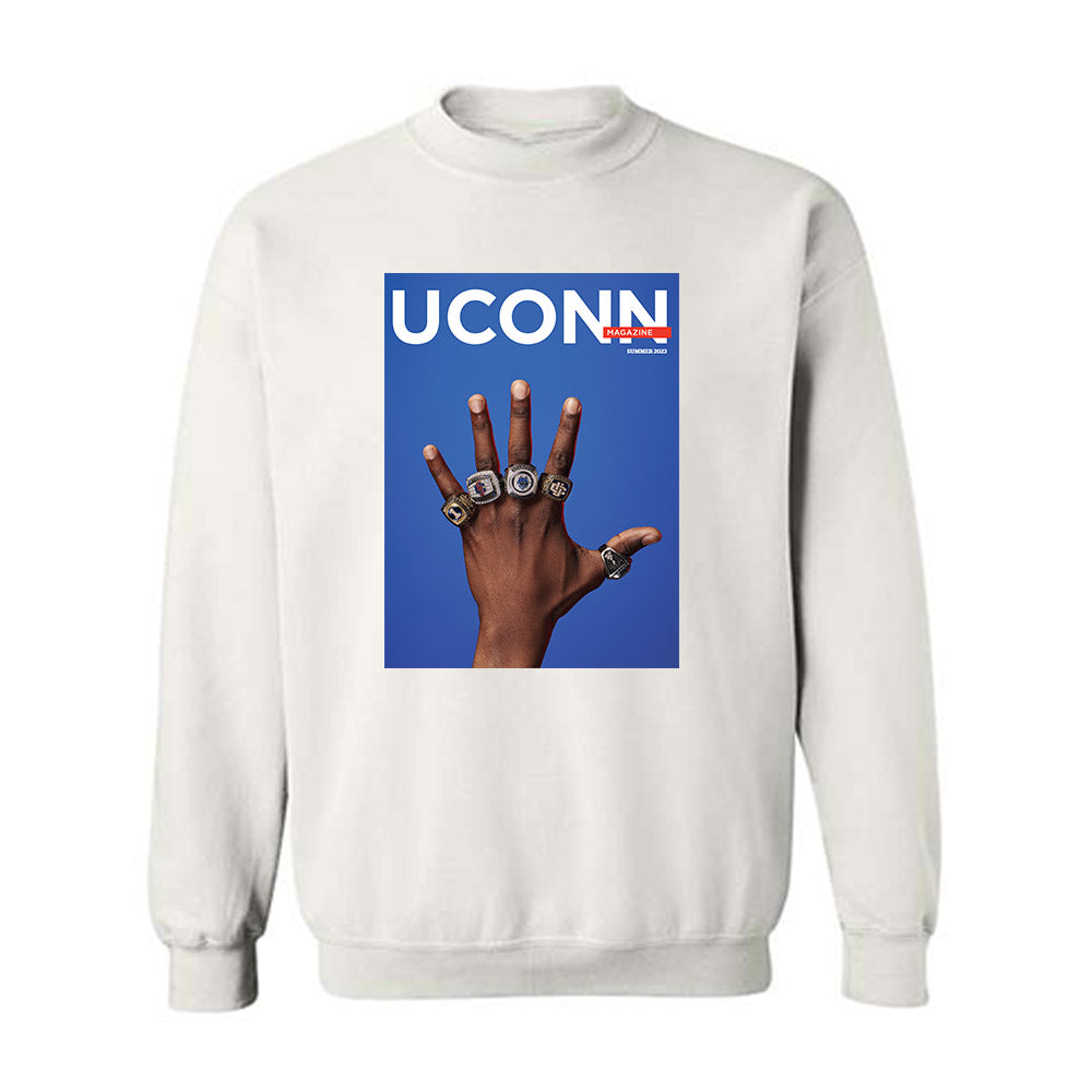 UConn - Rings Crewneck Sweatshirt-0