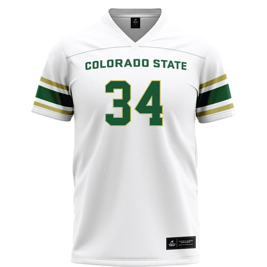 Colorado State - NCAA Football : Amare Gomez - White Football Jersey-0