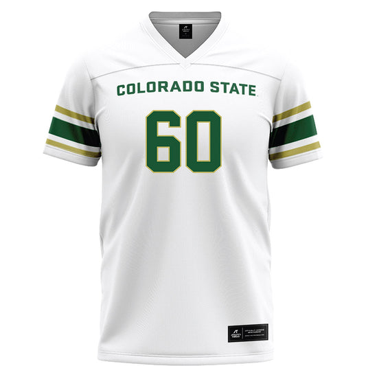 Colorado State - NCAA Football : Chandler Brown - White Football Jersey-0