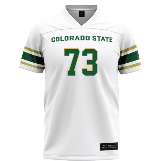Colorado State - NCAA Football : Braden Hales - White Football Jersey-0