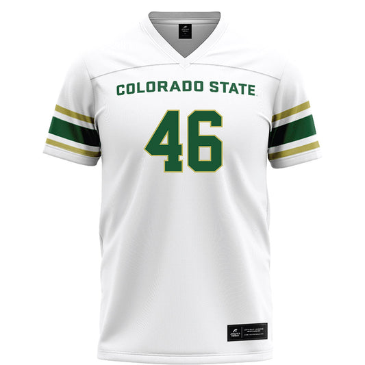 Colorado State - NCAA Football : Cody Pettitt - White Football Jersey