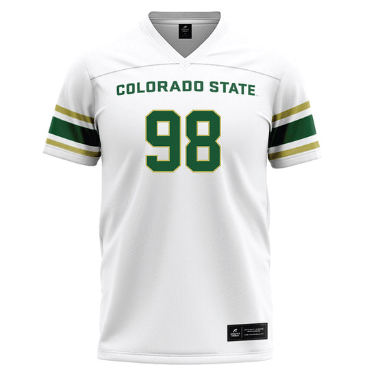 Colorado State - NCAA Football : Kennedy McDowell - White Football Jersey