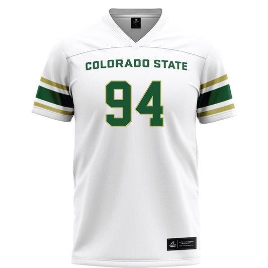 Colorado State - NCAA Football : Cam Bariteau - White Football Jersey