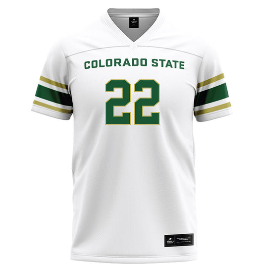 Colorado State - NCAA Football : Konyae Hunter - White Football Jersey-0