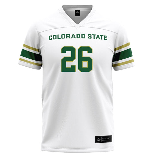 Colorado State - NCAA Football : Ryan McConnell - White Football Jersey